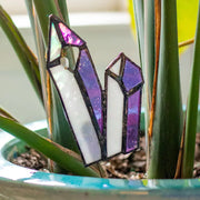 Stained Glass Crystal Plant Stake - Cluster 2 by Wild Lark