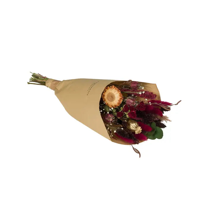 Dried Flowers - Field Bouquet - Scarlet Red by Wild Lark