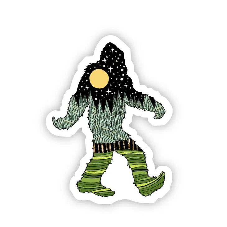 Bigfoot Nature Sticker by Wild Lark