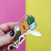 Everythings Going To Be Ok Clear Sticker by Wild Lark