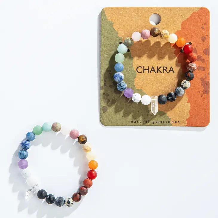 Crystal Point Chakra Bracelets by Wild Lark