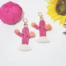 Macrame Cactus Keychains by Wild Lark