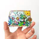 Shine Bright Plant Window Vinyl Sticker by Wild Lark
