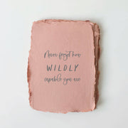 "Never forget how wildly capable you are" Card by Wild Lark