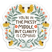 Messy Middle Sticker by Wild Lark