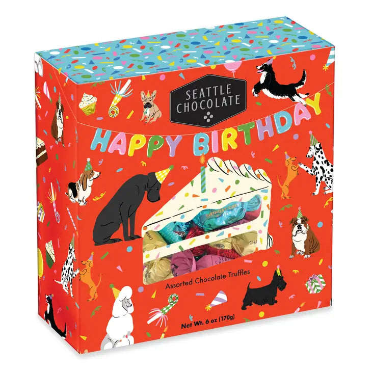 Happy Birthday Truffle Box - 6 oz by Wild Lark