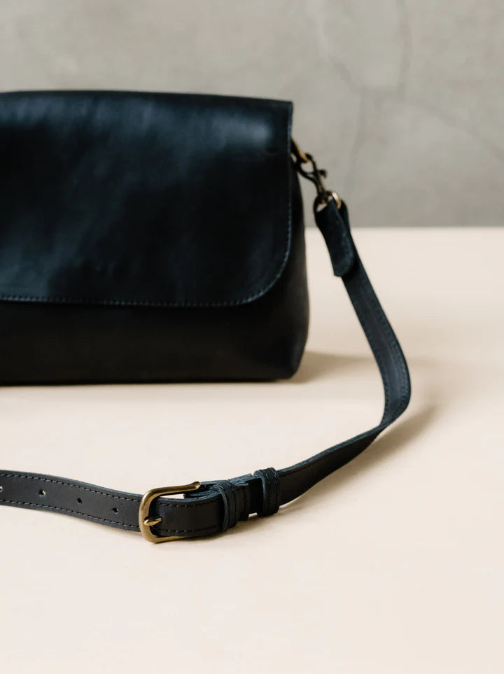 ABLE Perry Shoulder Crossbody - Black by Harbour Thread