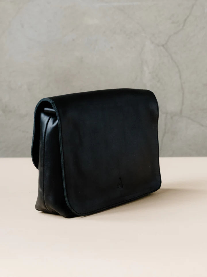 ABLE Perry Shoulder Crossbody - Black by Harbour Thread