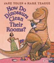 How do dinosaurs clean their rooms? -board