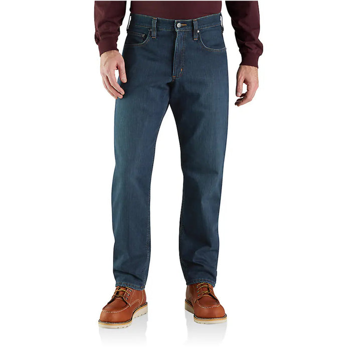 Carhartt Men's Rugged Flex Relaxed Fit Fleece Lined 5 Pocket Jean - Rapids