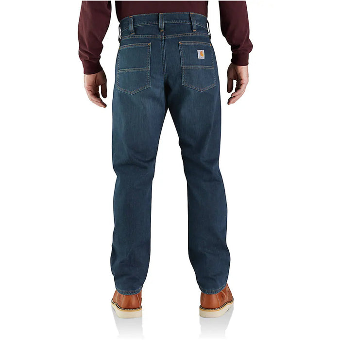 Carhartt Men's Rugged Flex Relaxed Fit Fleece Lined 5 Pocket Jean - Rapids