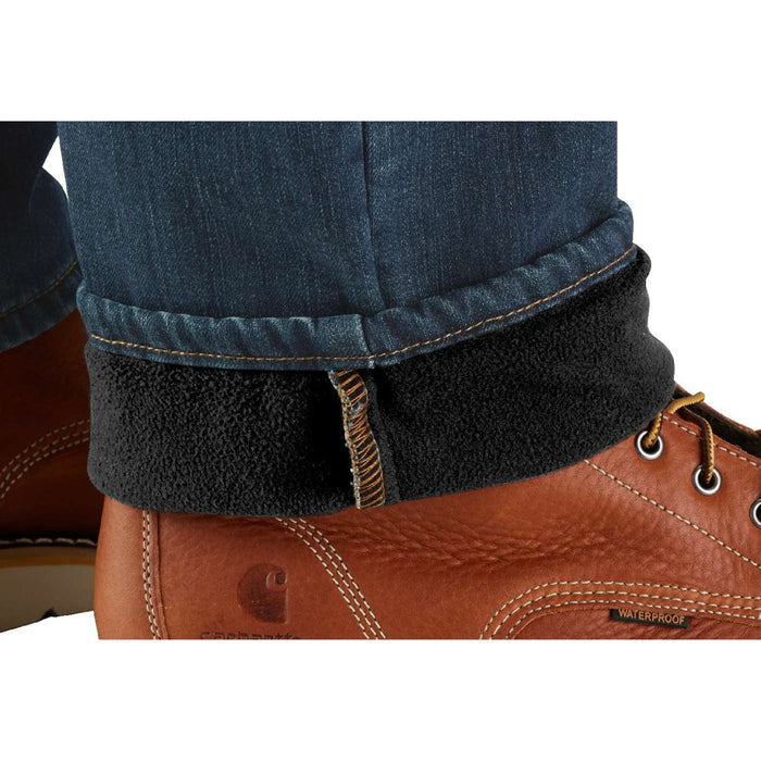 Carhartt Men's Rugged Flex Relaxed Fit Fleece Lined 5 Pocket Jean - Rapids