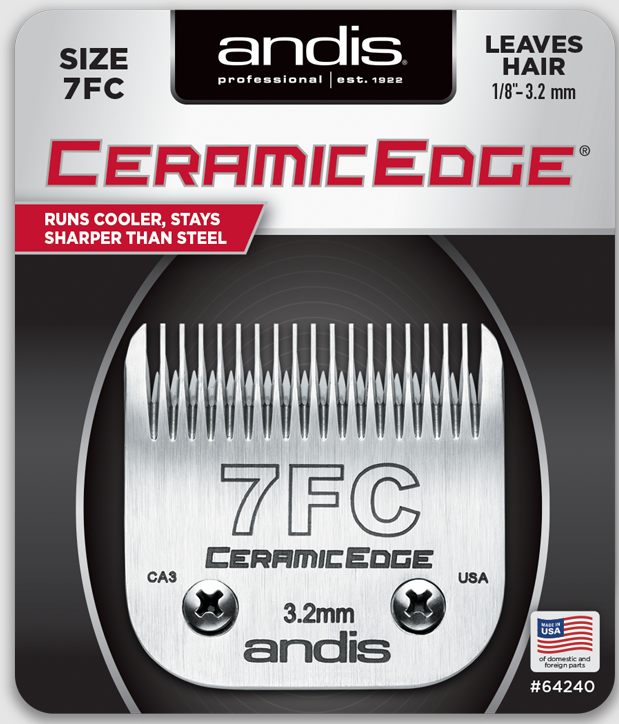 Andis CeramicEdge Detachable Blade Size 7FC by Pet Food Warehouse