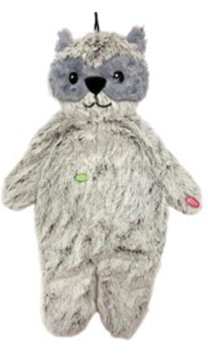 Petrageous Stuffless Plush Racoon 20" by Pet Food Warehouse