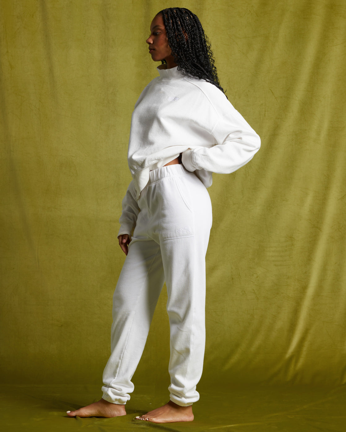 Billabong Chill Weekend SweatPants - Salt Crystal by Harbour Thread