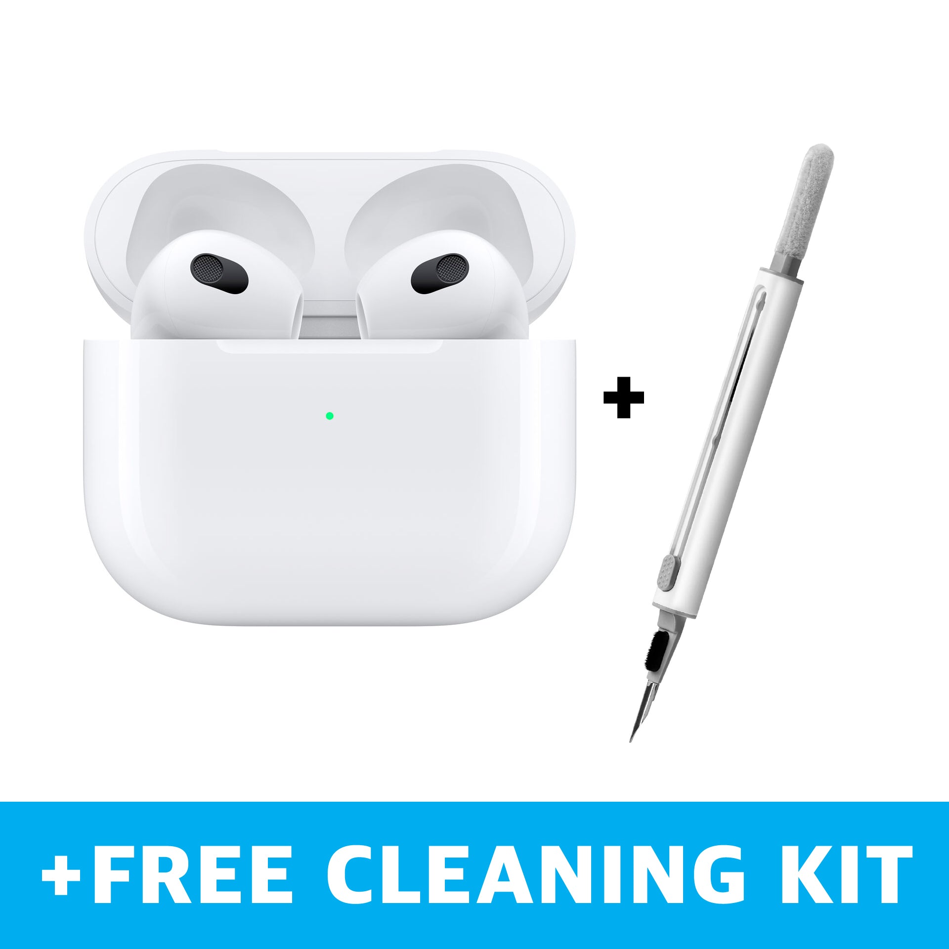 Apple AirPods 3rd Generation (2022) + FREE Laut Klean Kit by Small Dog Electronics