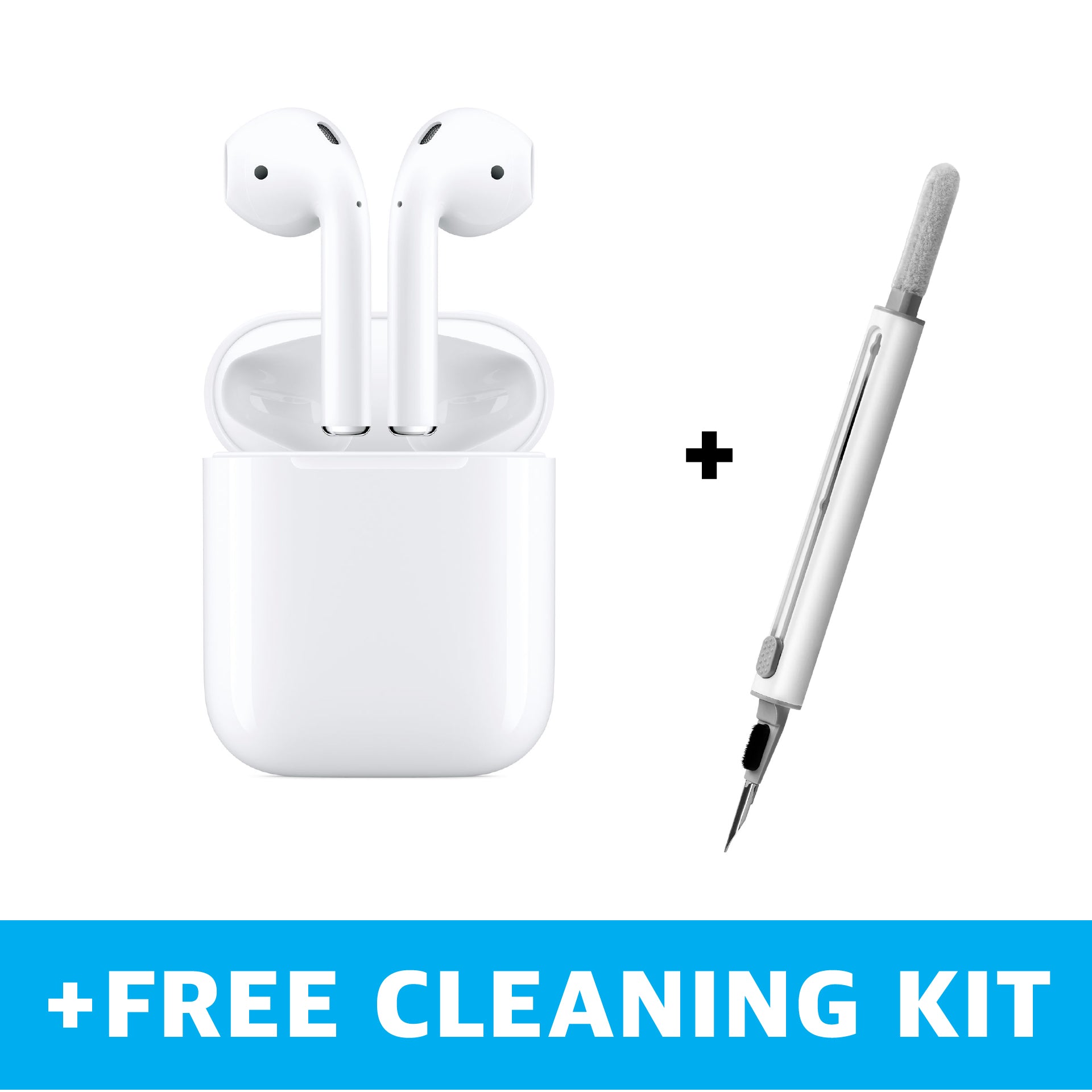 Apple AirPods Pro with Wireless Charging Case (2021) + FREE Laut Klean Kit by Small Dog Electronics