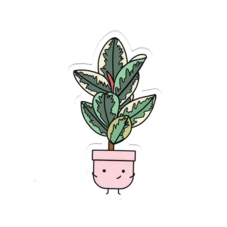 Ficus Tineke Vinyl Sticker by Wild Lark