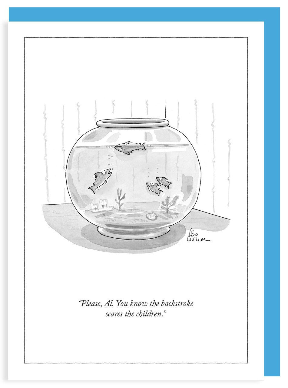 New Yorker Card Goldfish / Backstroke by Pet Food Warehouse