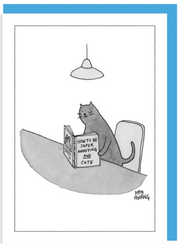 New Yorker Card Cat / Annoying And Cute by Pet Food Warehouse
