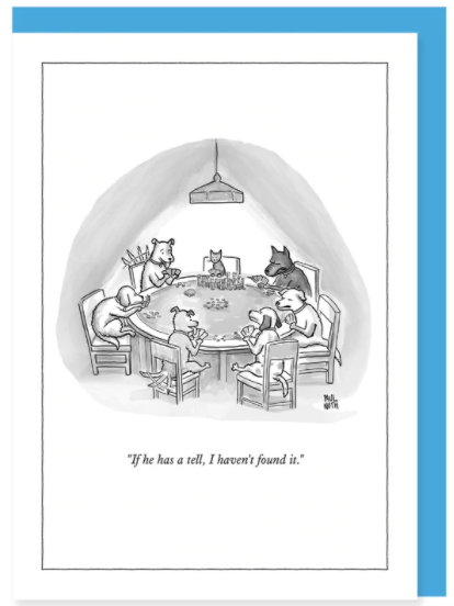 New Yorker Card Dogs / Playing Poker by Pet Food Warehouse
