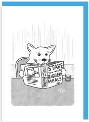 New Yorker Card Man / Bigger Meals by Pet Food Warehouse