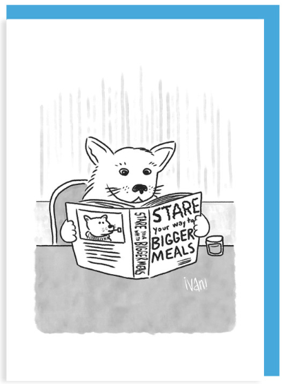 New Yorker Card Man / Bigger Meals by Pet Food Warehouse