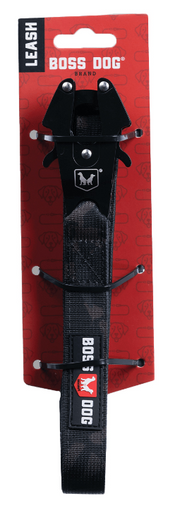Boss Dog Tactical Dog Leash 4' BlackCamo by Pet Food Warehouse