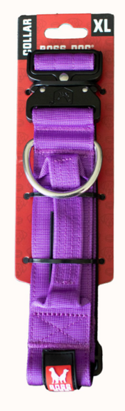 Boss Dog Tactical Dog Collar 20-28 Purple by Pet Food Warehouse