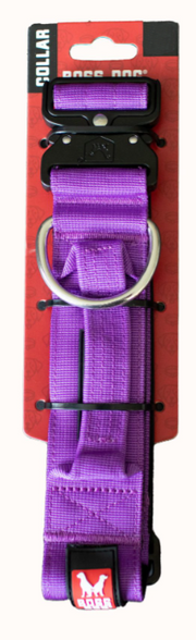 Boss Dog Tactical Dog Collar 13-16 Purple by Pet Food Warehouse