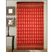 Window Panel Kensington Red by Homeportonline
