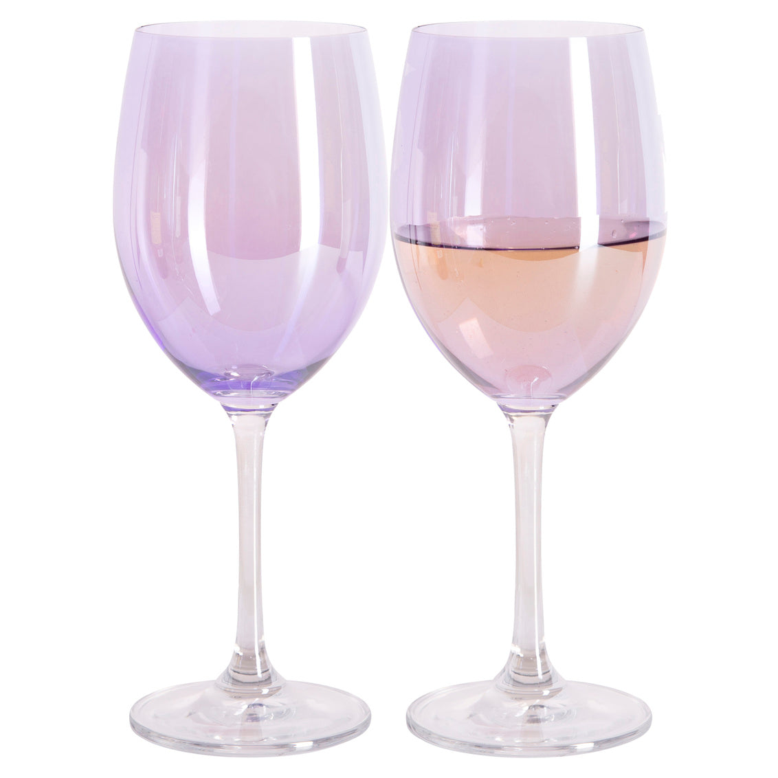 Drinkware - Modist 18oz Purple Luster Wine Glasses (Sold Individually) by Homeportonline