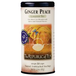 Ginger Peach Tea Bags by Kiss the Cook