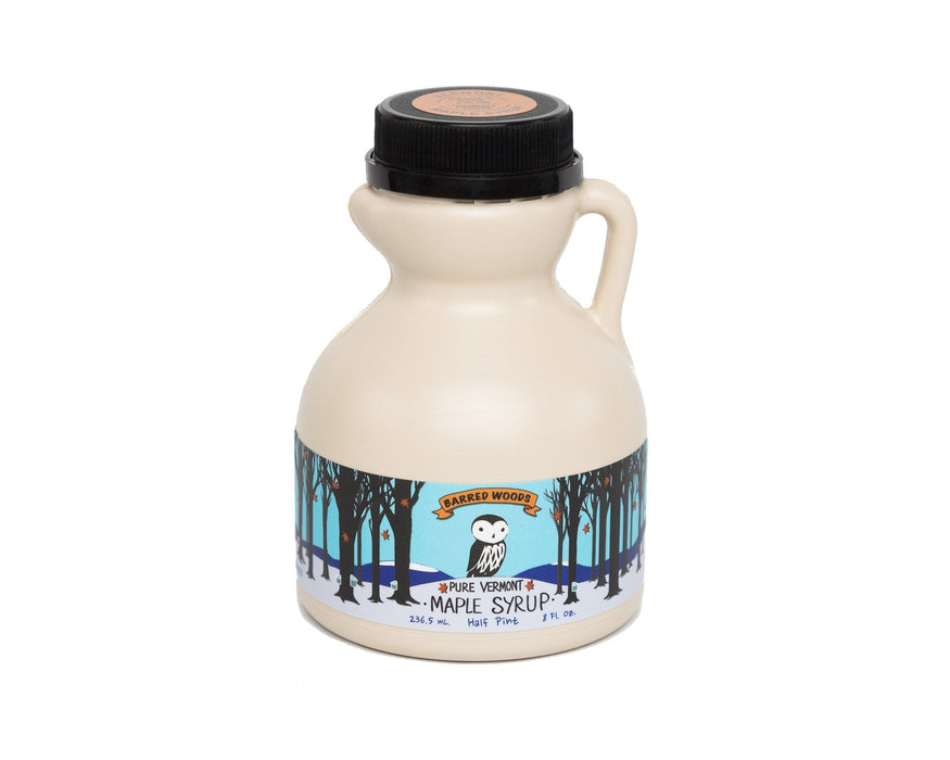 Pure Organic Vermont Maple Syrup - 1/2 Pint Jug  - 8 ounces