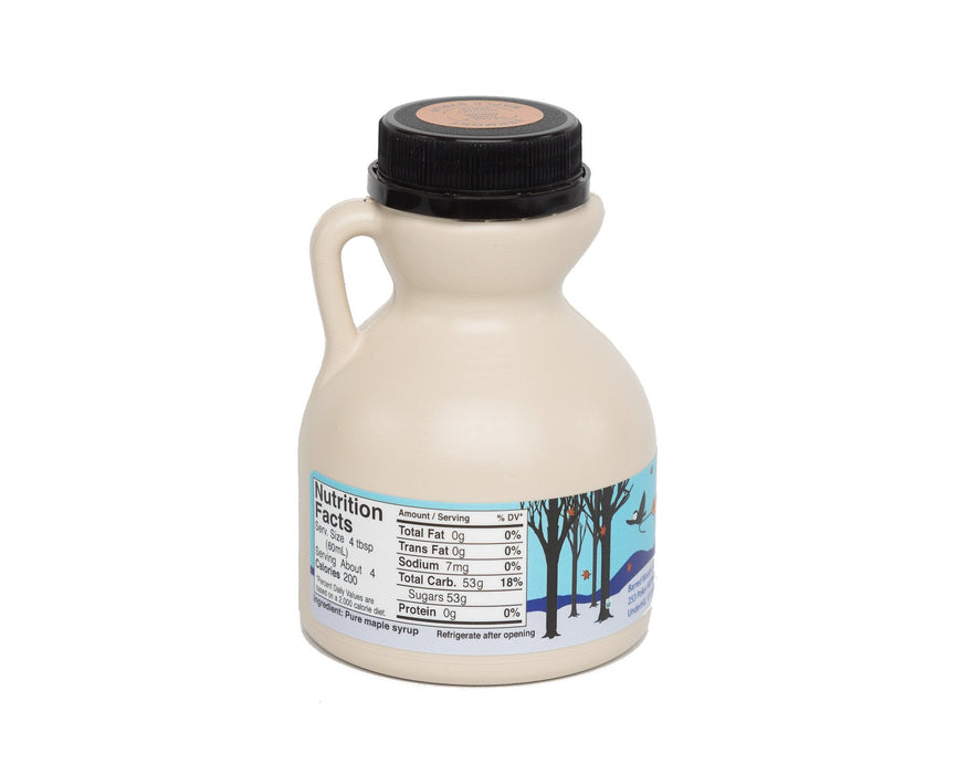 Pure Organic Vermont Maple Syrup - 1/2 Pint Jug  - 8 ounces