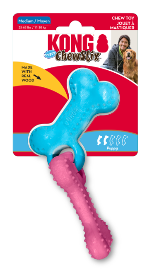 Kong ChewStix Puppy Link Bone Medium by Pet Food Warehouse