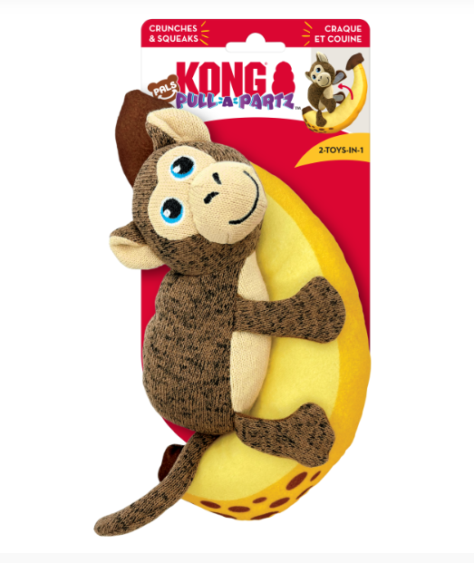 Kong Pull-A-Partz Pals Monkey Medium by Pet Food Warehouse
