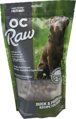 OC Raw Freeze Dried Meaty Rox Duck 20oz by Pet Food Warehouse