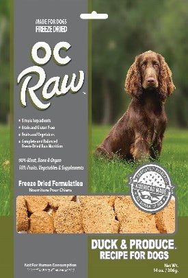 OC Raw Freeze Dried Duck Sliders 14oz by Pet Food Warehouse