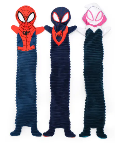 Zippy Paws Marvel Skinny Peltz Spider Man 3 pack by Pet Food Warehouse