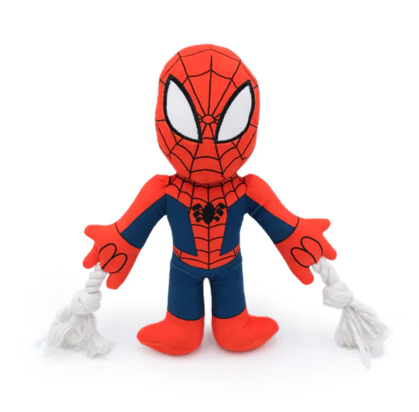 Zippy Paws Marvel Rope Plush Spider Man by Pet Food Warehouse