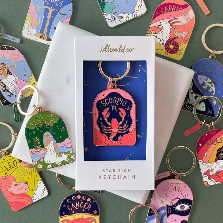 Idlewild Co. Zodiac Keychain by Wild Lark