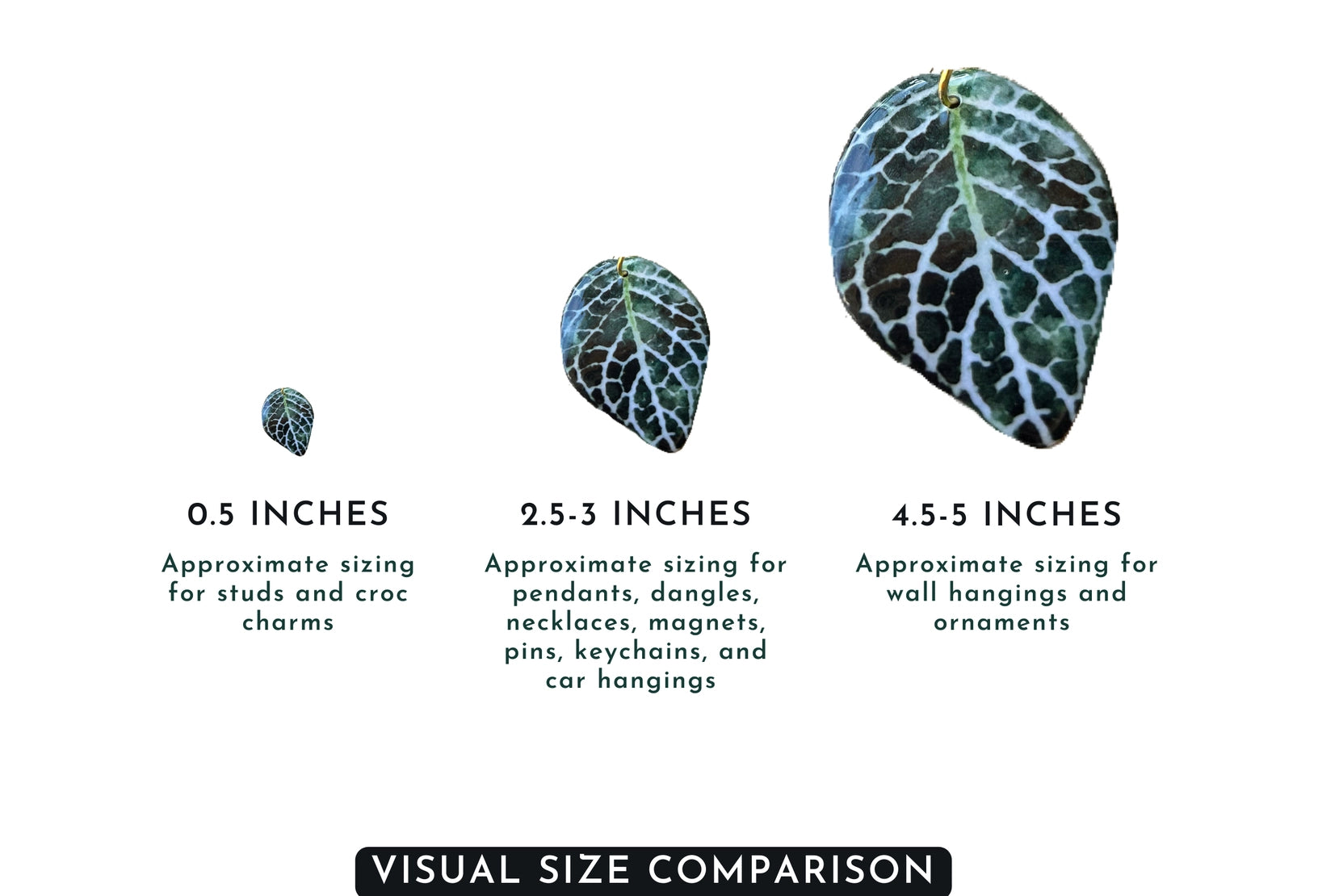 Caladium Leaf Mismatch Leaf: Earring, Magnet, Pin, Decor by Wild Lark