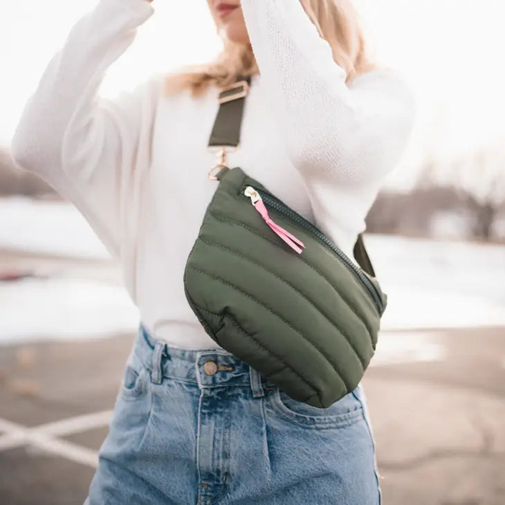 Jolie Puffer Belt Bag by Wild Lark