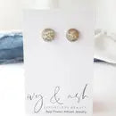 Real Flower Studs by Wild Lark