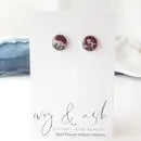Real Flower Studs by Wild Lark