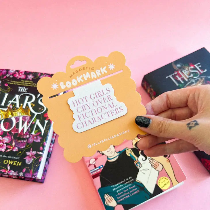 Hot Girls Cry Over Fictional Character Bookmark by Wild Lark