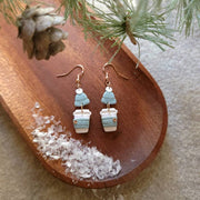 Coffee Cup Earrings, Sweater Weather by Wild Lark