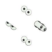 Glow Eyes 4-pack - 🌱 Plant Magnet by Wild Lark
