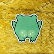 Frog Butt Sticker by Wild Lark